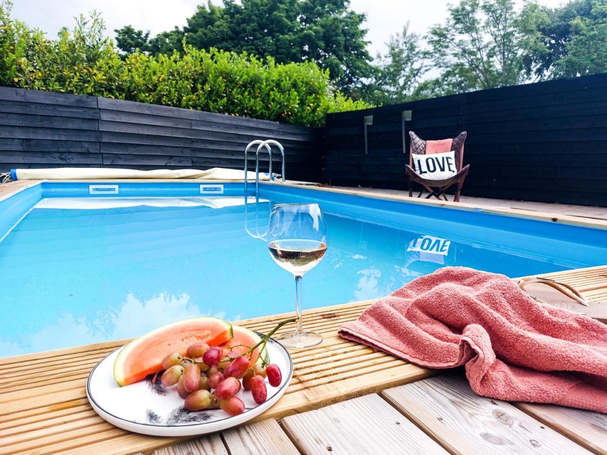 Luxe Vakantiehuis Nova Met Zwembad Ouddorp Esterno foto